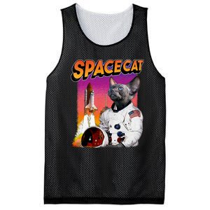 Space Cat Mesh Reversible Basketball Jersey Tank