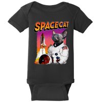 Space Cat Baby Bodysuit