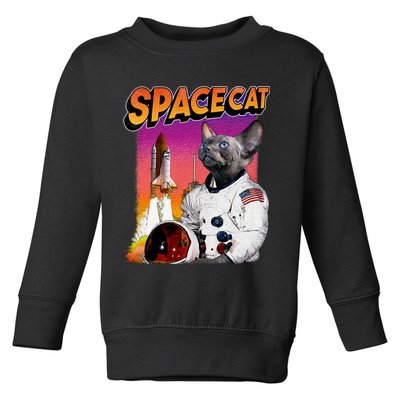Space Cat Toddler Sweatshirt