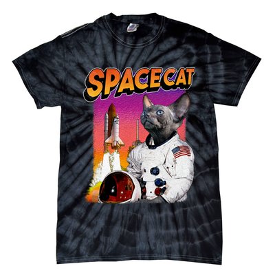 Space Cat Tie-Dye T-Shirt