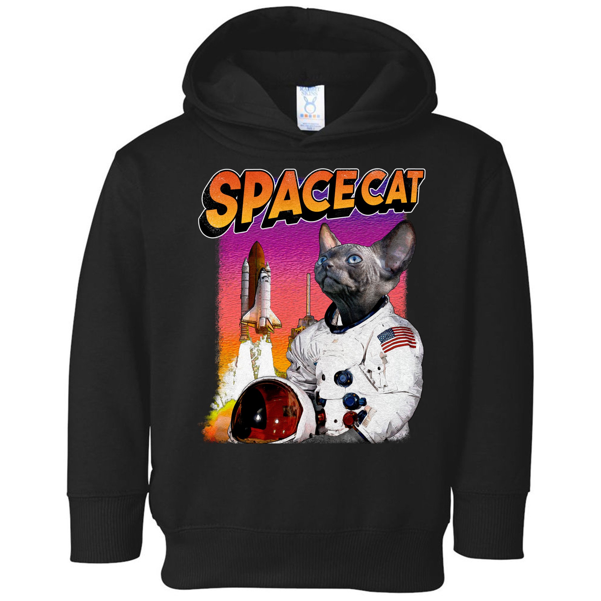 Space Cat Toddler Hoodie