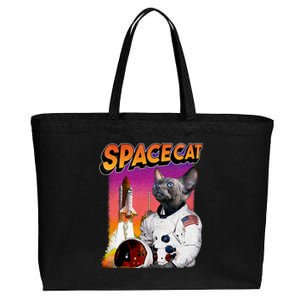 Space Cat Cotton Canvas Jumbo Tote