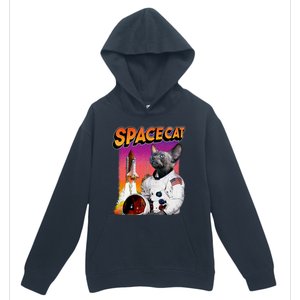 Space Cat Urban Pullover Hoodie