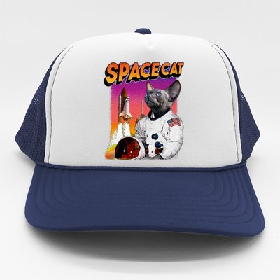 Space Cat Trucker Hat