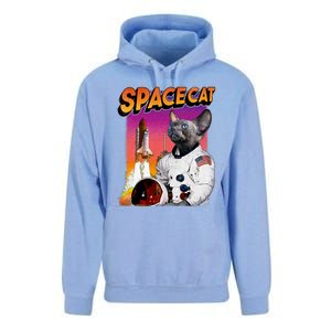 Space Cat Unisex Surf Hoodie