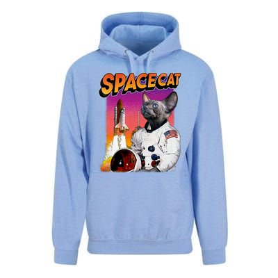 Space Cat Unisex Surf Hoodie