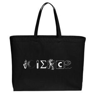 Science Coexist Cotton Canvas Jumbo Tote