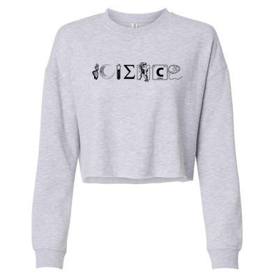 Science Coexist Cropped Pullover Crew