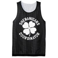 Shenanigans Coordinator St Patricks Day Gift Mesh Reversible Basketball Jersey Tank