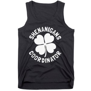 Shenanigans Coordinator St Patricks Day Gift Tank Top