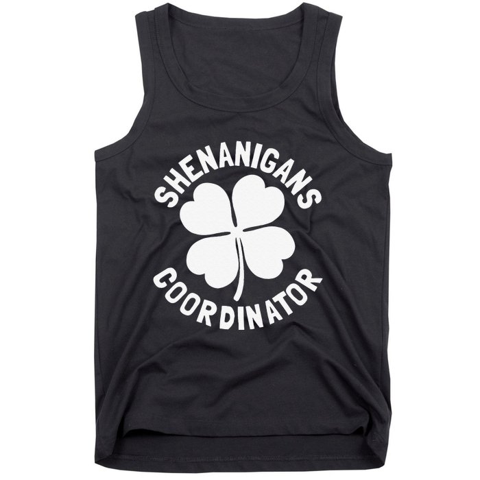 Shenanigans Coordinator St Patricks Day Gift Tank Top