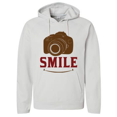 Smile Camera Performance Fleece Hoodie