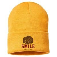 Smile Camera Sustainable Knit Beanie