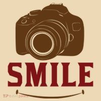 Smile Camera Drawstring Bag