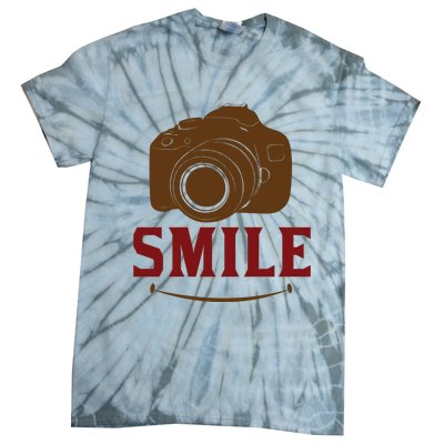 Smile Camera Tie-Dye T-Shirt