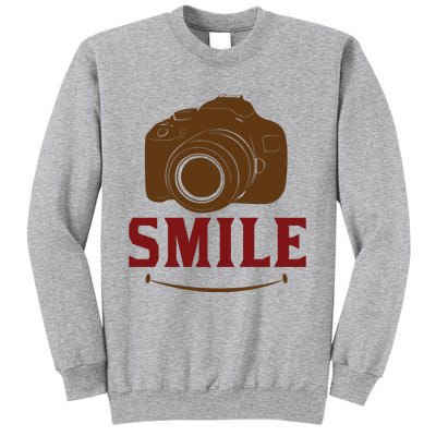 Smile Camera Tall Sweatshirt