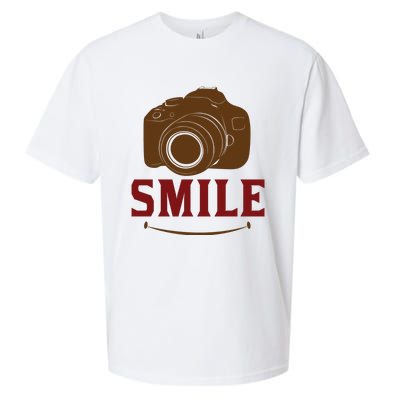 Smile Camera Sueded Cloud Jersey T-Shirt