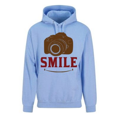 Smile Camera Unisex Surf Hoodie