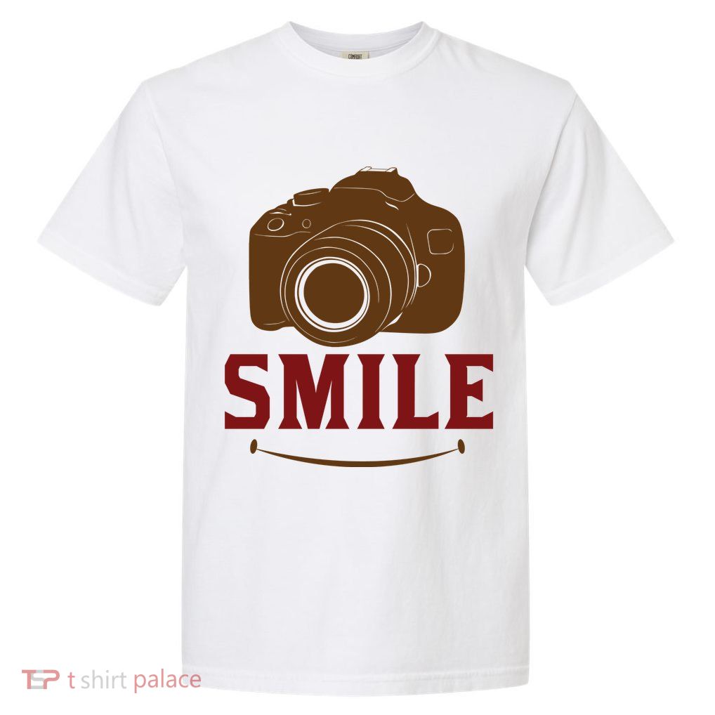 Smile Camera Garment-Dyed Heavyweight T-Shirt