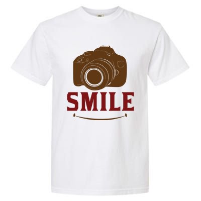 Smile Camera Garment-Dyed Heavyweight T-Shirt