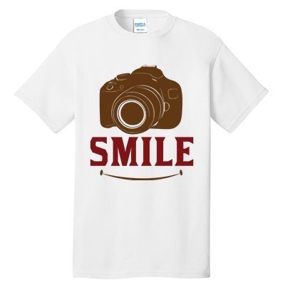 Smile Camera Tall T-Shirt