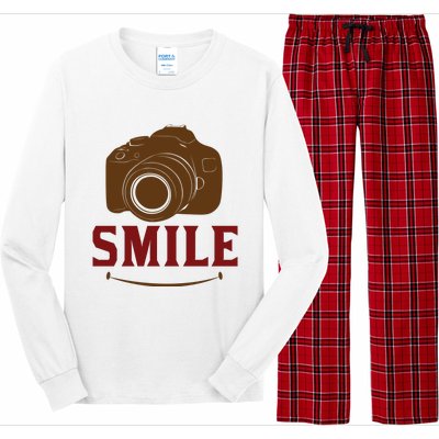 Smile Camera Long Sleeve Pajama Set