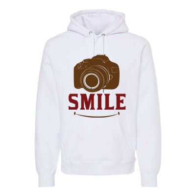 Smile Camera Premium Hoodie