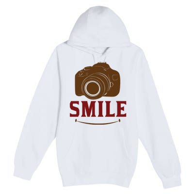 Smile Camera Premium Pullover Hoodie