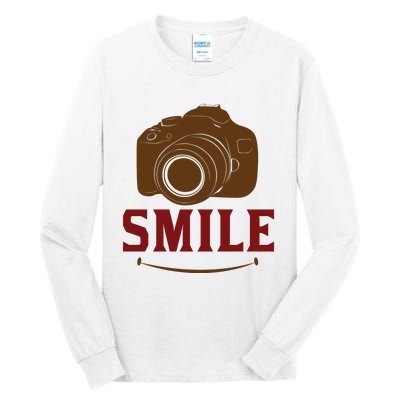 Smile Camera Tall Long Sleeve T-Shirt