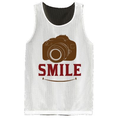 Smile Camera Mesh Reversible Basketball Jersey Tank