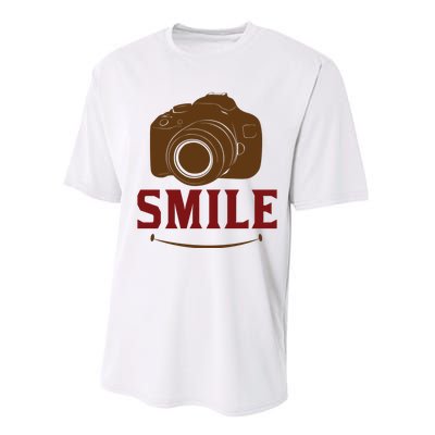 Smile Camera Performance Sprint T-Shirt