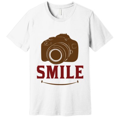 Smile Camera Premium T-Shirt