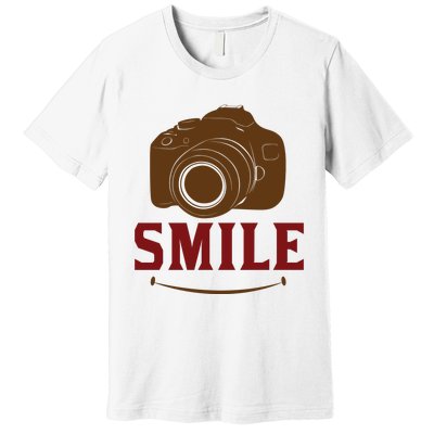 Smile Camera Premium T-Shirt