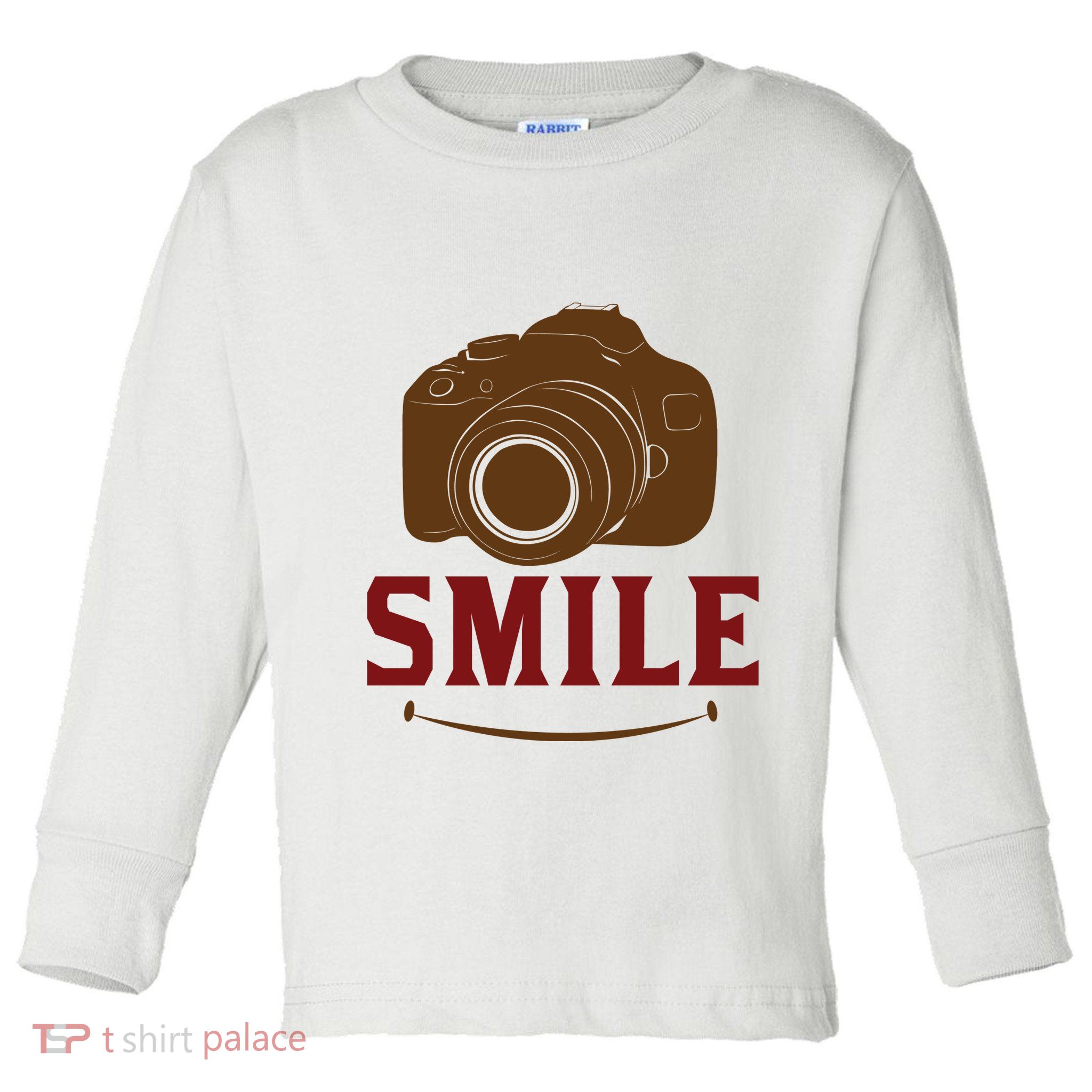 Smile Camera Toddler Long Sleeve Shirt