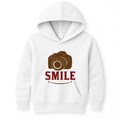 Smile Camera Kids Hoodie