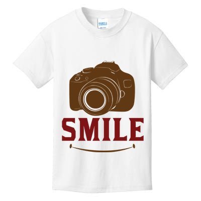 Smile Camera Kids T-Shirt