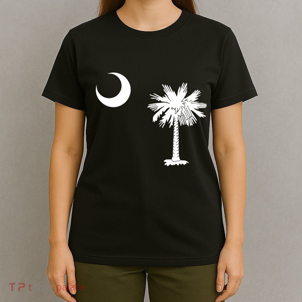 South Carolina State Flag Palmetto Moon Sc Pride T-Shirt