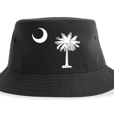 South Carolina State Flag Palmetto Moon Sc Pride Sustainable Bucket Hat