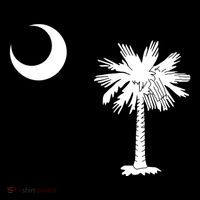 South Carolina State Flag Palmetto Moon Sc Pride Drawstring Bag
