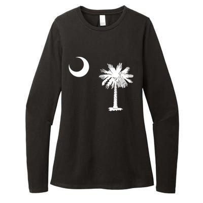 South Carolina State Flag Palmetto Moon Sc Pride Womens CVC Long Sleeve Shirt