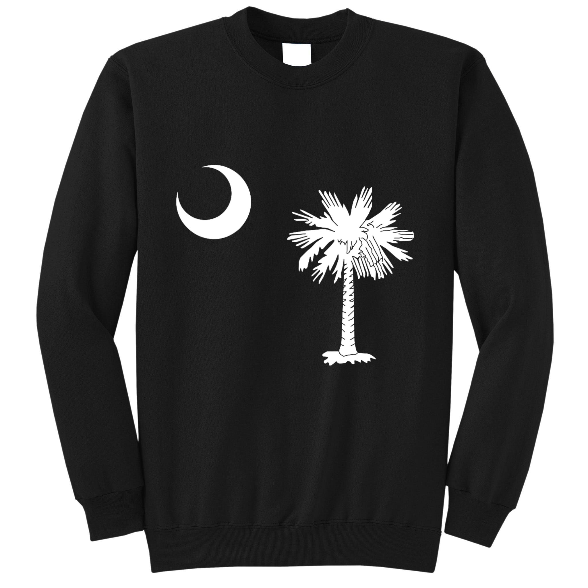 South Carolina State Flag Palmetto Moon Sc Pride Tall Sweatshirt