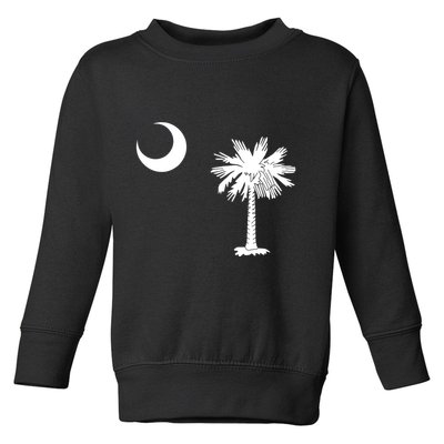 South Carolina State Flag Palmetto Moon Sc Pride Toddler Sweatshirt