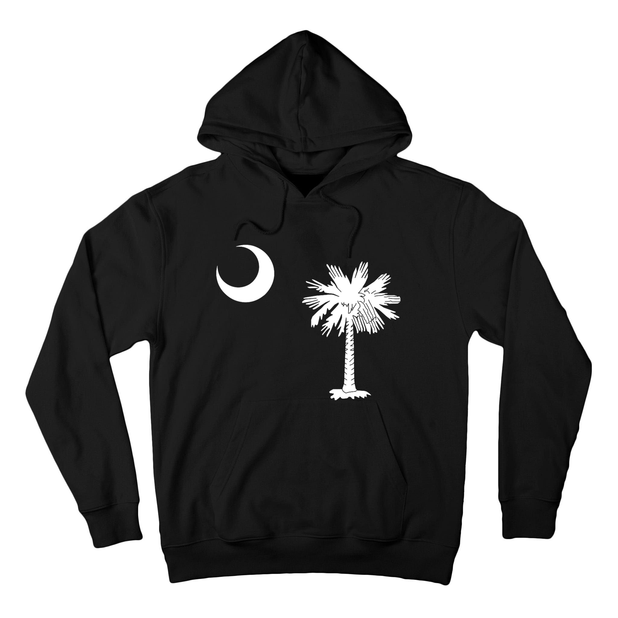 South Carolina State Flag Palmetto Moon Sc Pride Tall Hoodie