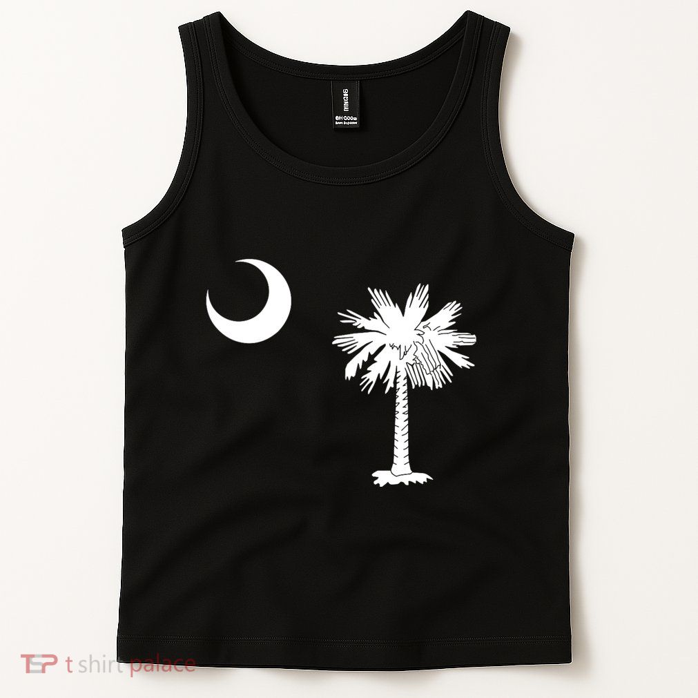 South Carolina State Flag Palmetto Moon Sc Pride Tank Top