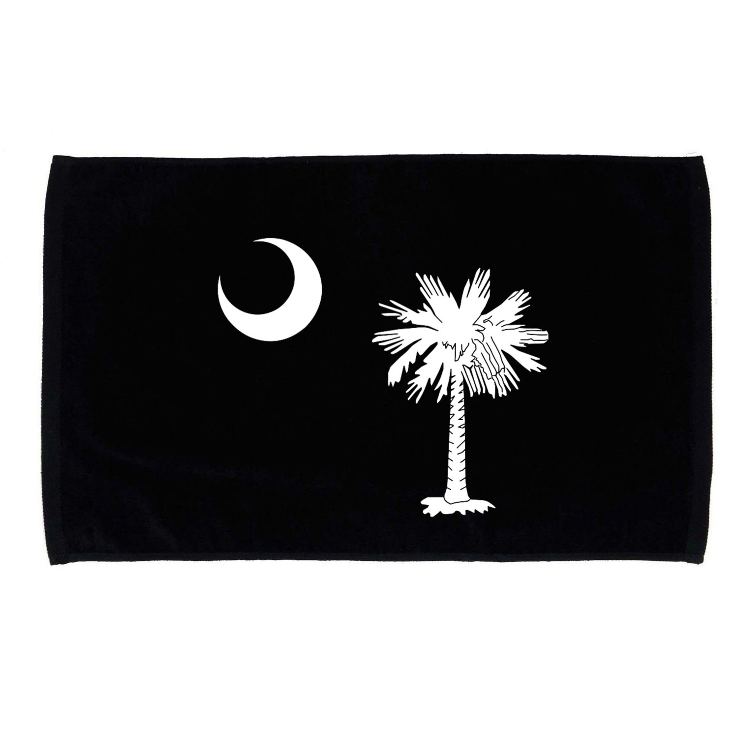 South Carolina State Flag Palmetto Moon Sc Pride Microfiber Hand Towel