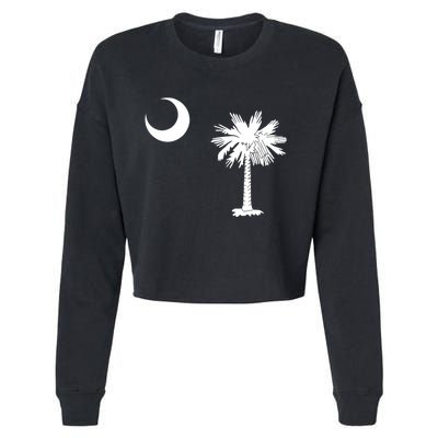 South Carolina State Flag Palmetto Moon Sc Pride Cropped Pullover Crew