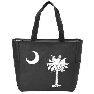 South Carolina State Flag Palmetto Moon Sc Pride Zip Tote Bag