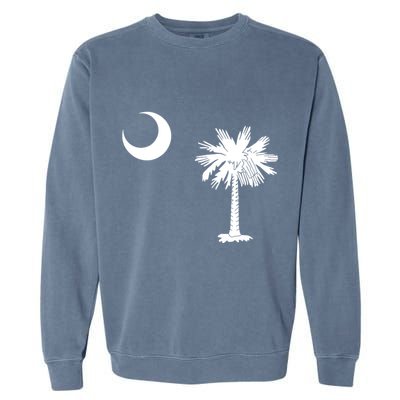 South Carolina State Flag Palmetto Moon Sc Pride Garment-Dyed Sweatshirt