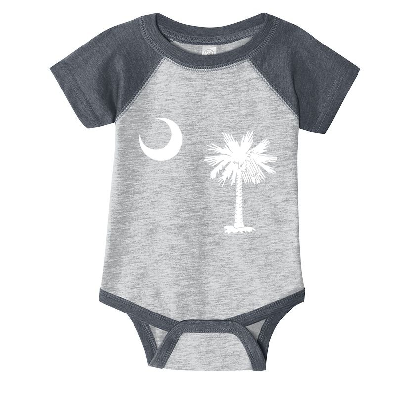 South Carolina State Flag Palmetto Moon Sc Pride Infant Baby Jersey Bodysuit