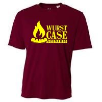 Sausage Case Scenario Sausage Grill Sayings Cooling Performance Crew T-Shirt